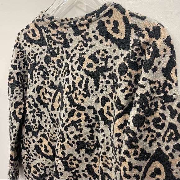 Topshop Brushed Leopard Print Sweater - Picture 9 of 10